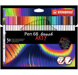 Feutre pinceau STABILO Pen 568 Arty boîte 30 couleurs