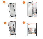 Kliklijst Nobo Impression Pro A4 zwart