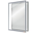 Porte-affiche clipsable Nobo Impression Pro A3 argent