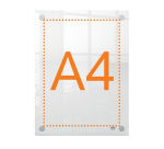 Porte-affiche Nobo Premium Plus A4 acryl