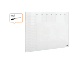 Planning semaine Nobo transparent acryl A4