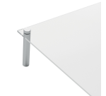 Bloc-notes acrylique Nobo A4 transparent incliné