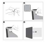 Tableau hebdomadaire Nobo transparent acryl A3