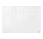 Tableau hebdomadaire Nobo transparent acryl A3