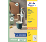Etiket Avery L3415 rond 40mm wit 2400 stuks