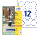 Etiket Avery L3416 rond 60mm wit 1200 stuks
