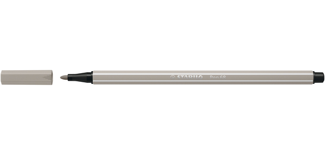 STABILO Pen 68/93 Medium Felt-Tip Pen Pearl Grey