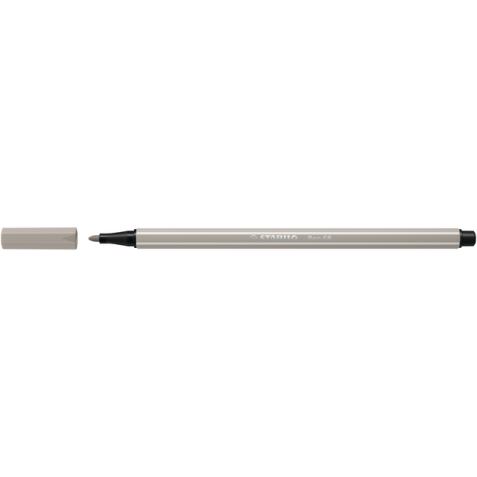 Feutre STABILO Pen 68/93 Medium gris perle