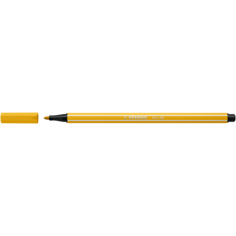 Feutre STABILO Pen 68/87 Medium jaune curry