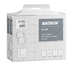 Katrin Hand Towels 61563 Plus W-Fold Plus 3-ply 240x320mm white 25x 90 sheets