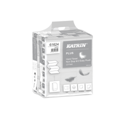 Essuie-mains Katrin Plus 61624 pli-Z 2 épaisseurs 203x240mm blanc 15x 160 feuilles