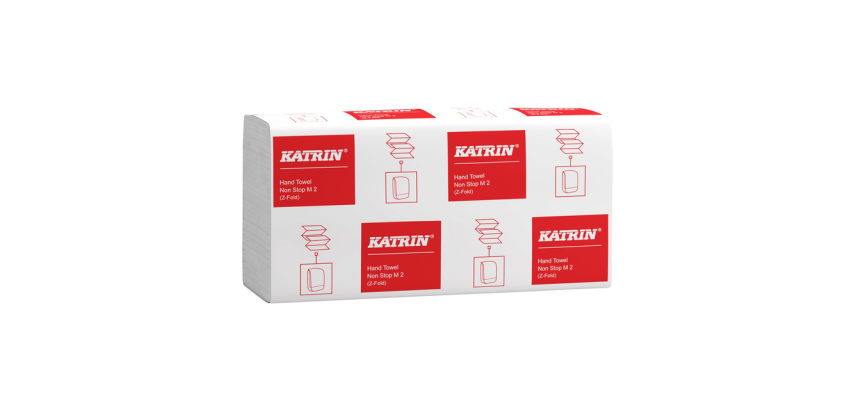 Katrin Hand Towels 61617 2-ply Z-fold 240x203mm white 25x 160 sheets