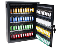 Key cabinet 80 keys with key lock Pavo, dark grey