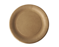 Assiette Papstar 230mm carton brun 50 pièces