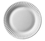 IEZZY Plate Ø150mm white cardboard 100 pieces