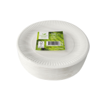 IEZZY Plate Ø230mm white cardboard 100 pieces