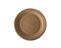 Bord Papstar 190mm karton bruin 50 stuks