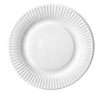 Assiette IEZZY Ø180mm carton blanc 100 pièces
