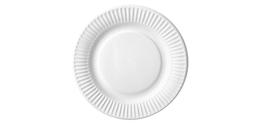 Assiette IEZZY Ø180mm carton blanc 100 pièces
