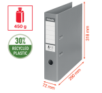 Classeur à levier Esselte Vivida N°1 multipack 75mm A4 5 pièces blanc