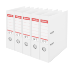 Classeur à levier Esselte Vivida N°1 multipack 75mm A4 5 pièces blanc