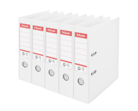 Classeur à levier Esselte Vivida N°1 multipack 75mm A4 5 pièces blanc
