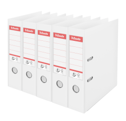 Classeur à levier Esselte Vivida N°1 multipack 75mm A4 5 pièces blanc