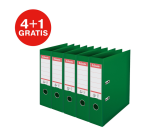 Esselte Ordner Vivida Nr. 1 Multipack 75mm A4 5 Stück grün