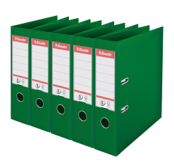 Classeur à levier Esselte Vivida N°1 multipack 75mm A4 5 pièces vert
