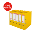 Esselte Nr1 Power Lever Arch File PP 75mm Yellow - Pack of 5