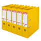 Classeur à levier Esselte Nr1 Power PP 75mm jaune - pack de 5