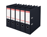 Classeur à levier Esselte Vivida N°1 multipack 75mm A4 5 pièces noir