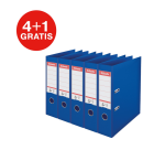 Classeur à levier Esselte Vivida N°1 multipack 75mm A4 5 pièces bleu