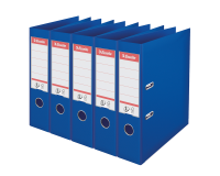 Classeur à levier Esselte Vivida N°1 multipack 75mm A4 5 pièces bleu