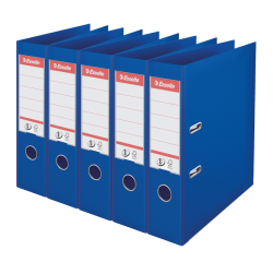 Classeur à levier Esselte Vivida N°1 multipack 75mm A4 5 pièces bleu
