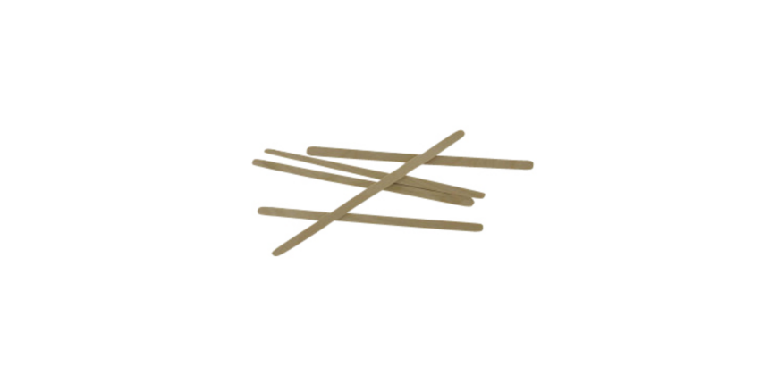 IEZZY 110mm Wooden Stir Sticks, 1000 pieces