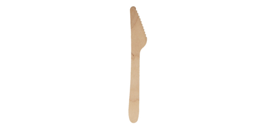 IEZZY 160mm wooden knife, 100 pieces
