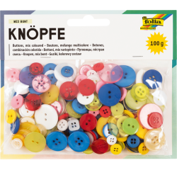 Boutons Folia 100g assorti