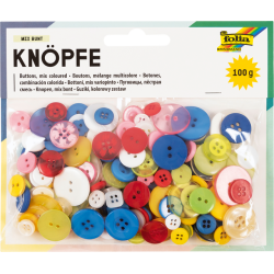 Boutons Folia 100g assorti