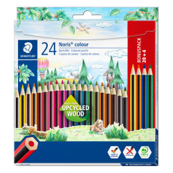 Kleurpotloden Staedtler Noris set à 20+4 kleuren