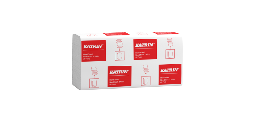 Essuie-mains Katrin 61549 pli-W 2 épaisseurs 320x240mm blanc 25x 120 feuilles