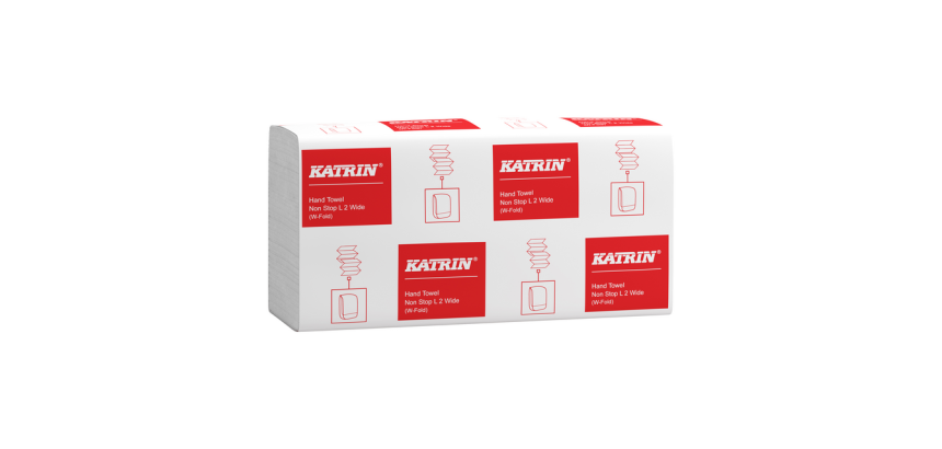 Essuie-mains Katrin 61549 pli-W 2 épaisseurs 320x240mm blanc 25x 120 feuilles