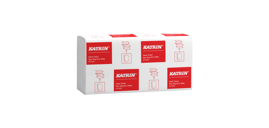 Katrin Hand Towels 615570 2-ply Z-fold 240x240mm white 25x 160 sheets