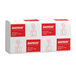 Essuie-mains Katrin 61556 pli-W Plus 3 épaisseurs 320x240mcm blanc 25x 90 feuilles