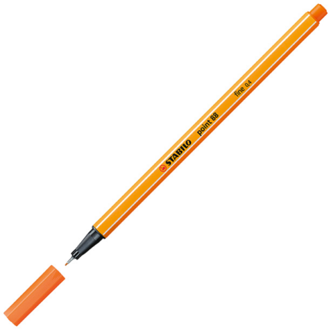 Fineliner STABILO point 88/30 Fin vermillon pâle