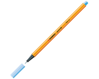 En_rotulador stabilo punta de fib ra point 88 azul claro punta fina 0,4mm