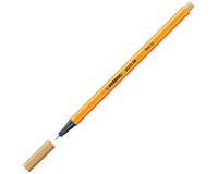 En_rotulador stabilo punta de fib ra point 88 ocre punta fina 0,4mm