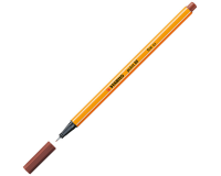 De_rotulador stabilo punta de fib ra point 88 siena tostado punta fina 0,4mm