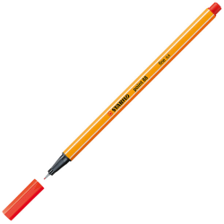 Fineliner STABILO point 88/48 Fin rouge clair