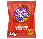Gaufrettes Snack-a-Jacks Crispy Barbecue paprika